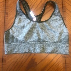 VS PINK green sports bra